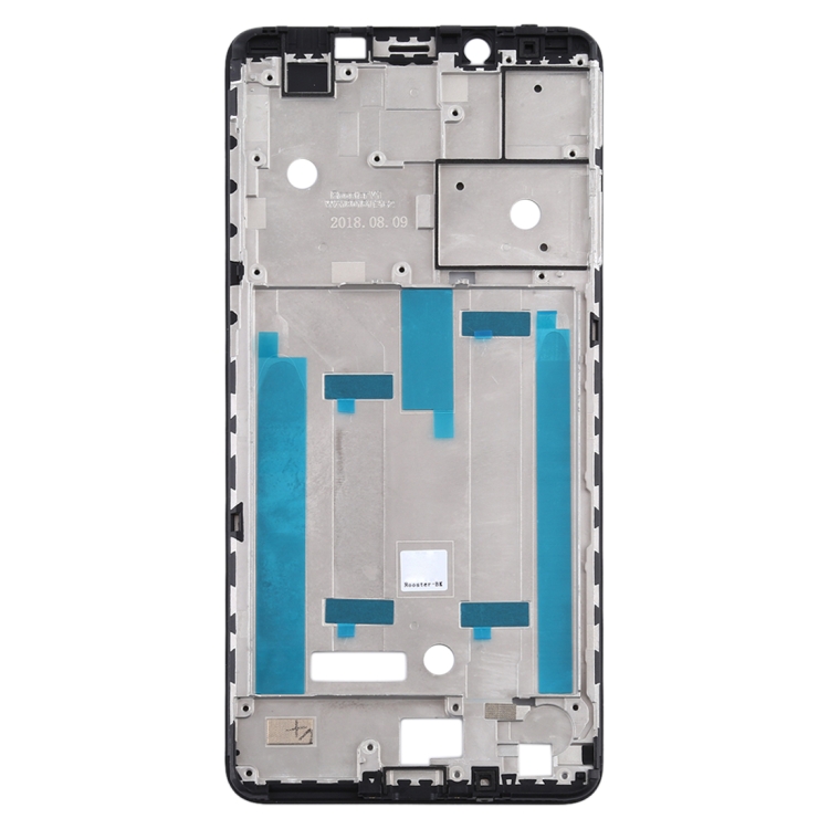 Middle Frame Bezel Plate for Nokia 3.1 Plus TA-1118 TA-1104 TA-1125 TA-1117 TA-1113 TA-1115 (Black)