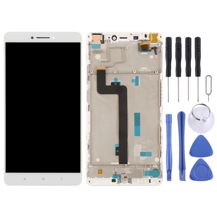 TFT LCD Screen for Xiaomi Mi Max Digitizer Full Assembly with Frame(White)