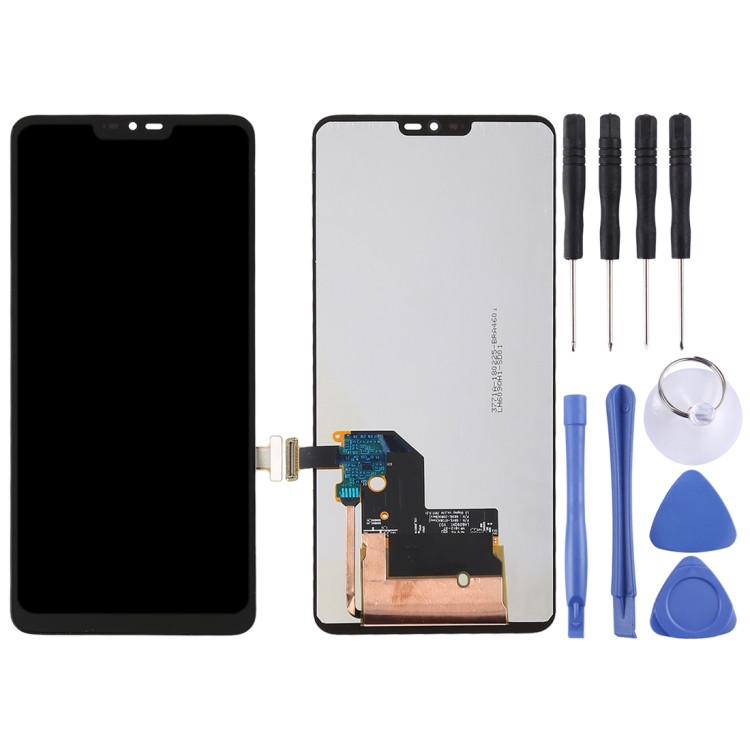 Original LCD Screen for LG G7 ThinQ / G710 G710EM G710PM G710VMP with Digitizer Full Assembly(Black)