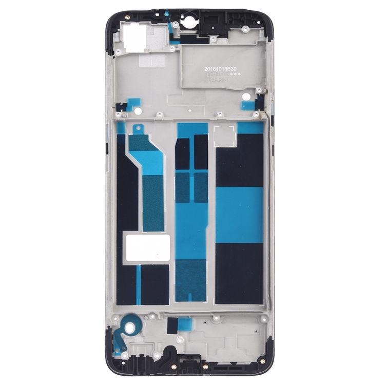 For OPPO F9 / A7X Front Housing LCD Frame Bezel Plate (Black)