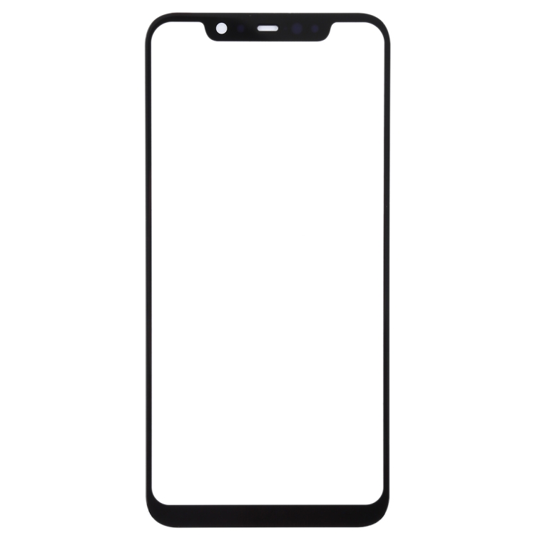 Front Screen Outer Glass Lens for Xiaomi Mi 8(Black)