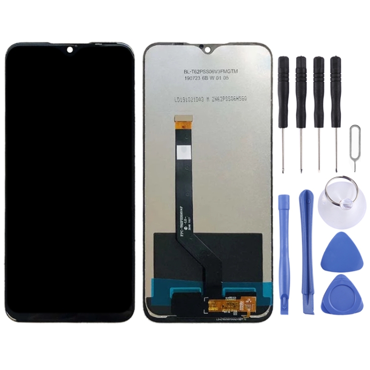 OEM LCD Screen for Lenovo K10 Plus PAGW0015IN, L39051 with Digitizer Full Assembly (Black)