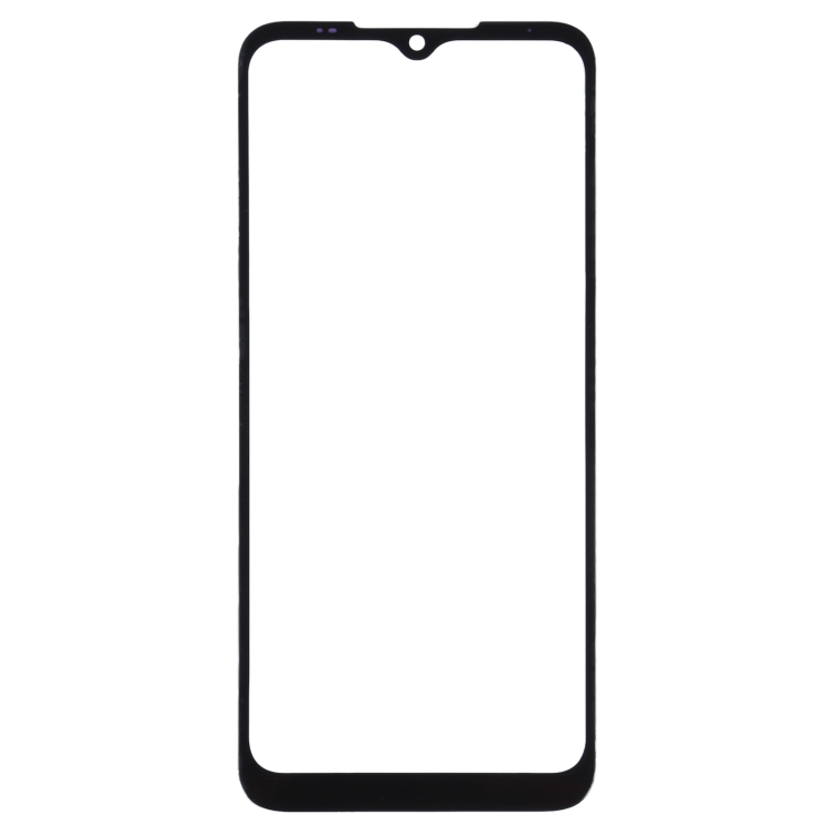 Front Screen Outer Glass Lens for Motorola Moto G9 Play / Moto G9 (India) (Black)