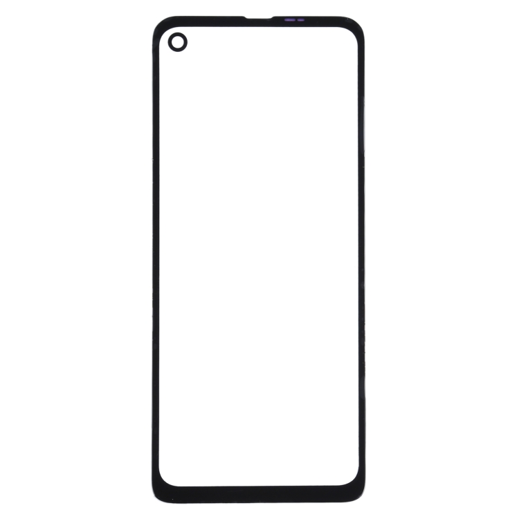 Front Screen Outer Glass Lens for Motorola Moto P50/One Vision/One Action/XT1970-1/XT2013-1/XT2013-2 (Black)