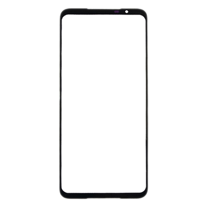 Front Screen Outer Glass Lens for Asus ROG Phone 5 ZS673KS I005DA(Black)