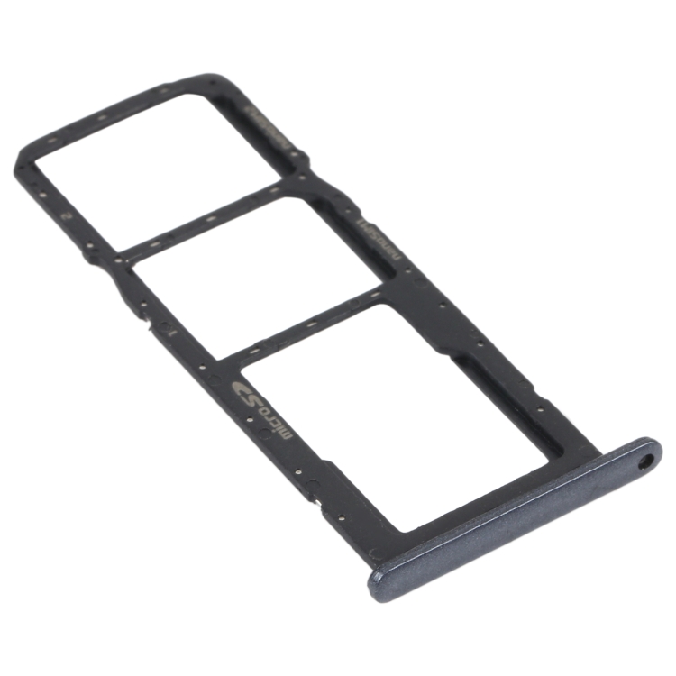 SIM Card Tray + SIM Card Tray + Micro SD Card Tray for LG K41S LMK410EMW LM-K410EMW LM-K410 (Black)
