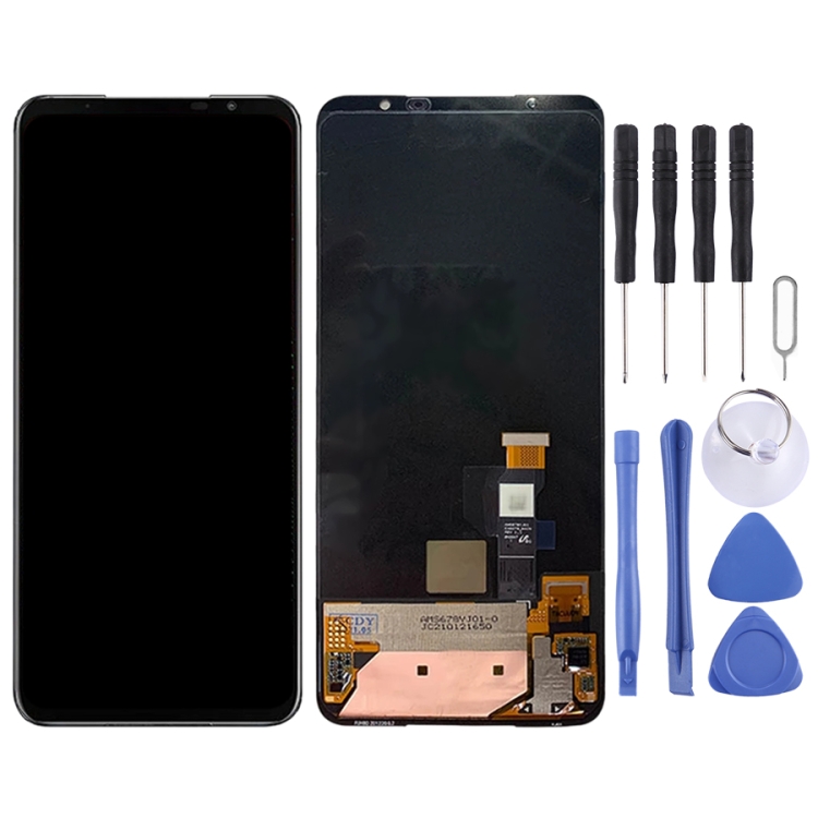 Original LCD Screen for Asus ROG Phone 5 ZS673KS I005DA with Digitizer Full Assembly (Black)