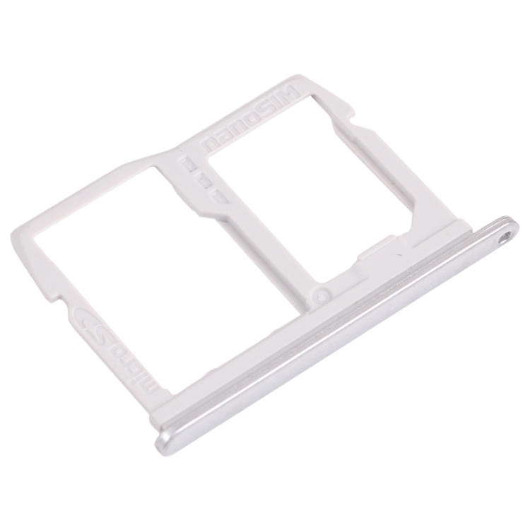 Nano SIM Card Tray + Micro SD Card Tray for LG K31 LM-K300Q, LMK300, LGL355DL (Silver)