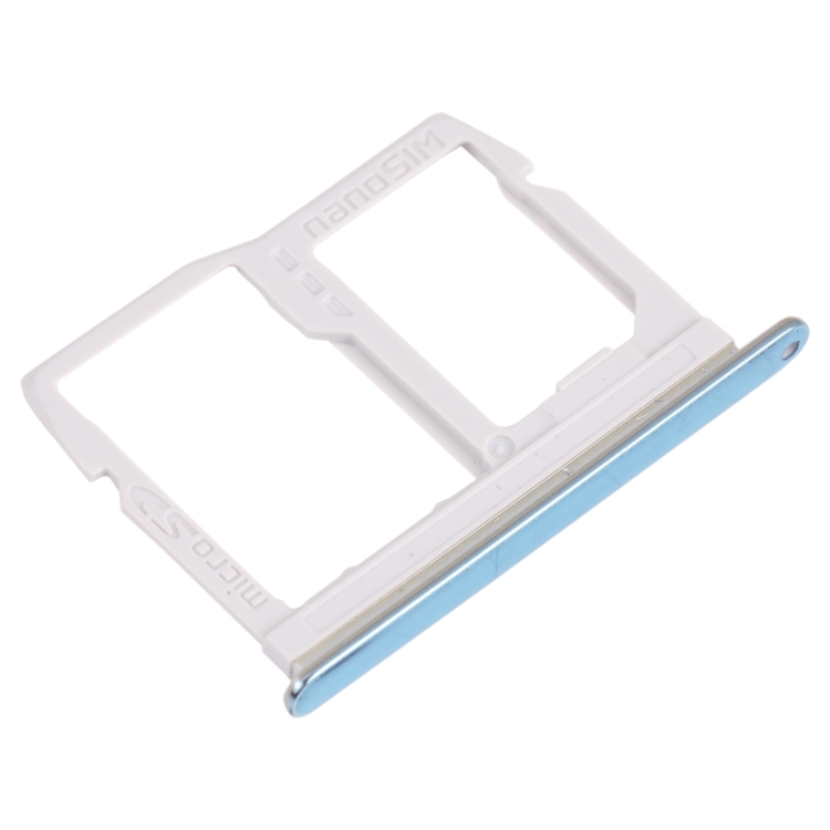 Nano SIM Card Tray + Micro SD Card Tray for LG Stylo 6 / K71 LMQ730HA, LM-Q730HA, LMQ730TM, LM-Q730TM (Blue)