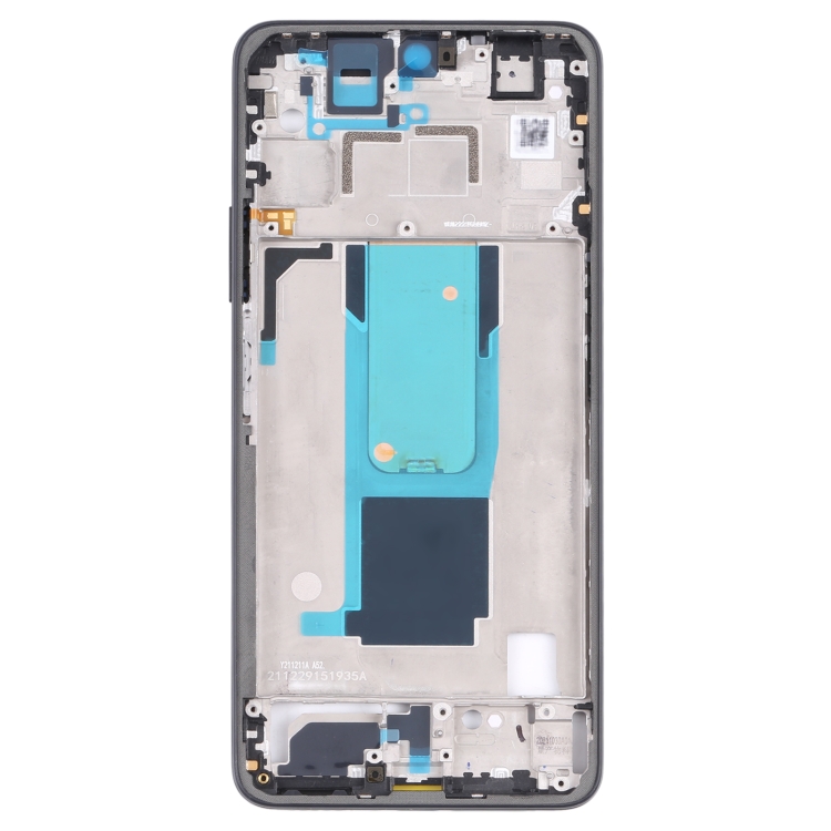 Original Front Housing LCD Frame Bezel Plate for Xiaomi Redmi Note 11 Pro (China) 21091116C / Redmi Note 11 Pro+ 5G / 11i / 11i HyperCharge 5G 21091116UI(Black)
