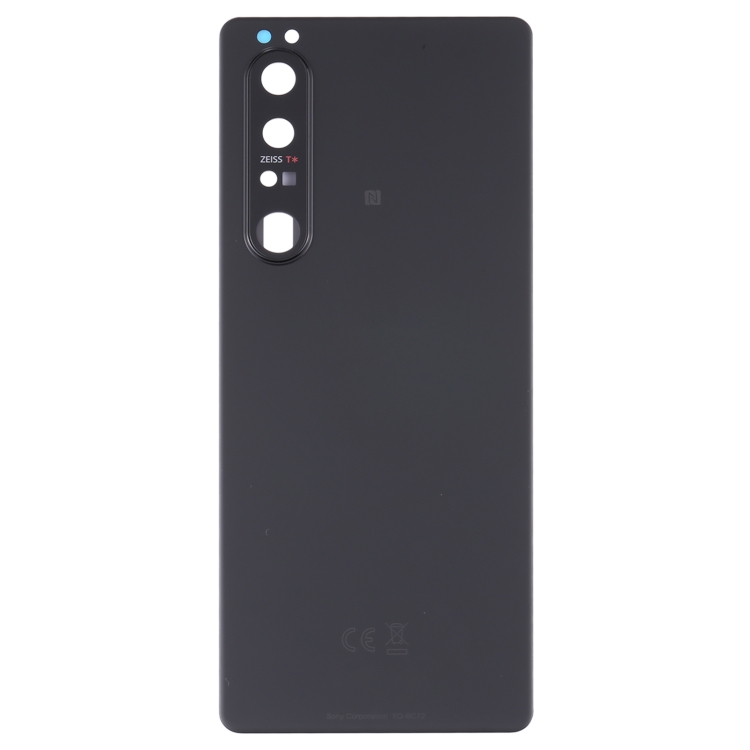 Original Battery Back Cover with Camera Lens for Sony Xperia 1 III(Black)