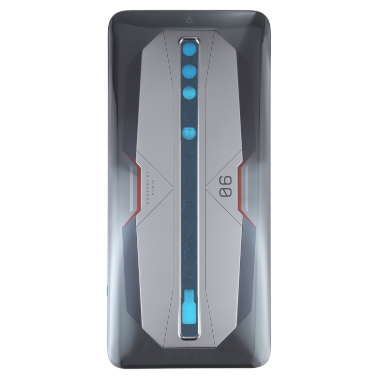 Battery Glass Back Cover for ZTE Nubia RedMagic 6 Pro NX669J-P(Grey)