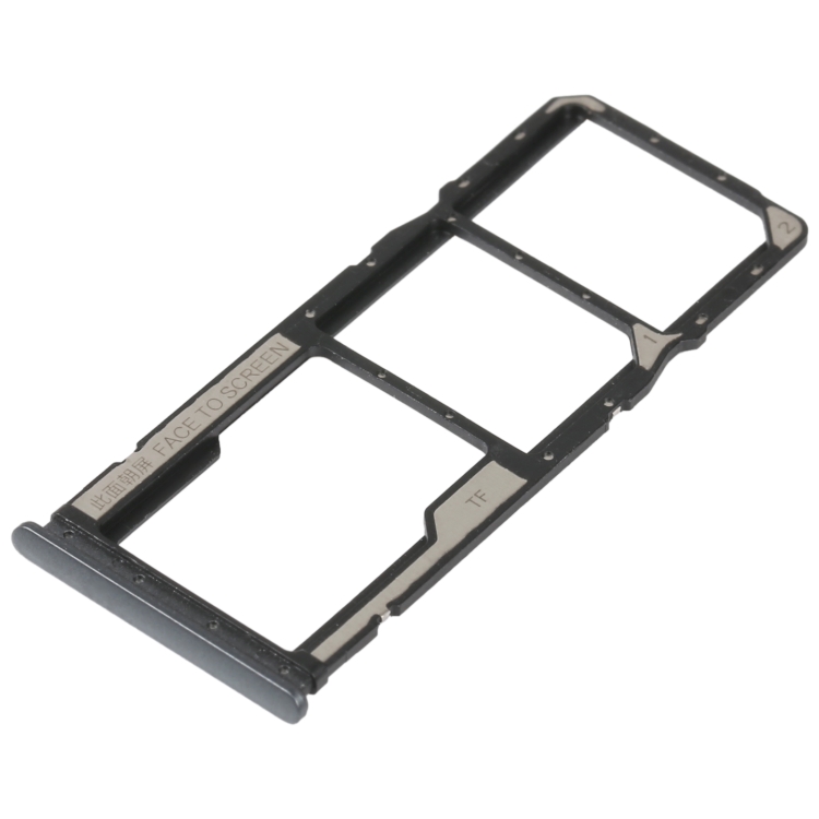SIM Card Tray + SIM Card Tray + Micro SD Card Tray For Xiaomi Redmi 10 5G (Black)