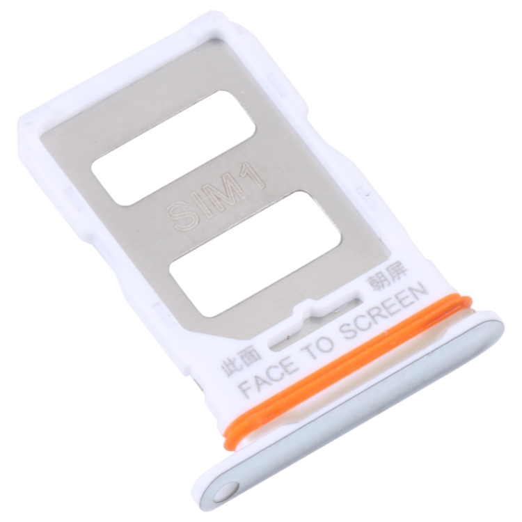 For Xiaomi Redmi K50 Ultra / 12T / 12T Pro SIM Card Tray + SIM Card Tray(Silver)