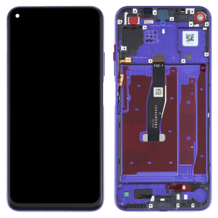 Original LCD Screen For Honor 20 / Huawei Nova 5T Digitizer Full Assembly with Frame(Purple)