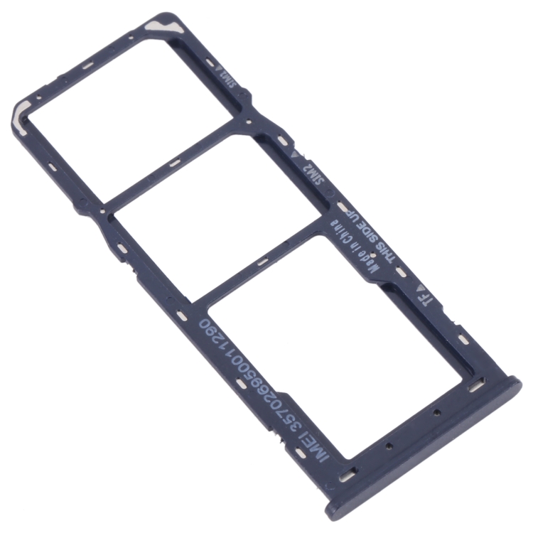 For TCL 30 SE / 30E / 305 / 306 Original SIM Card Tray + SIM Card Tray + Micro SD Card Tray(Blue)