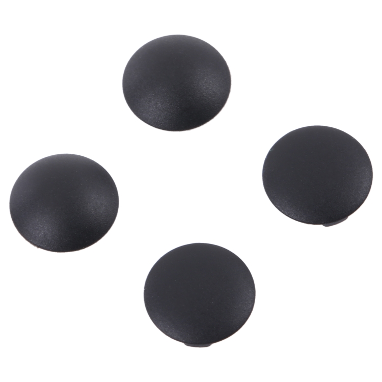 For Microsoft Surface Laptop 3 / Laptop 4 4 in 1 Bottom Case Rubber Mats (Black)