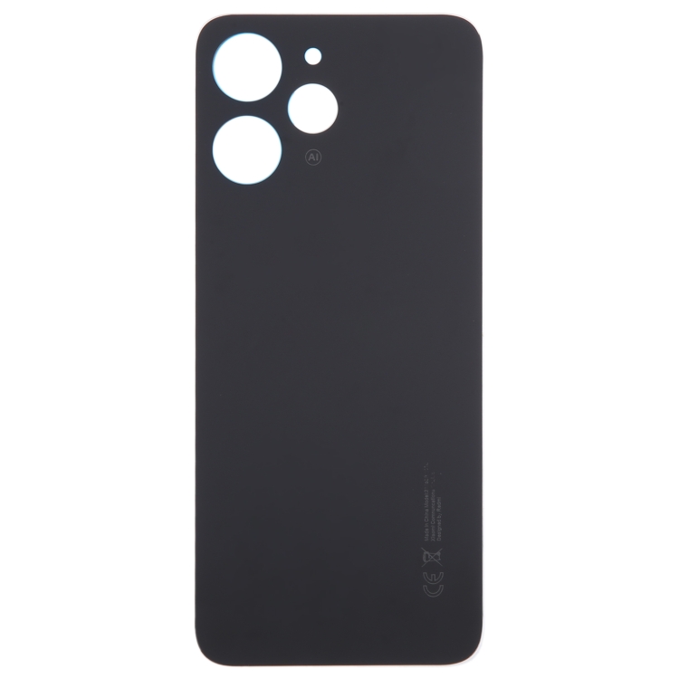For Xiaomi Redmi 12 4G OEM Glass Material Battery Back Cover(Black)