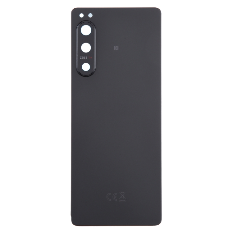 For Sony Xperia 5 IV Original Battery Back Cover with Camera Lens Cover(Black)