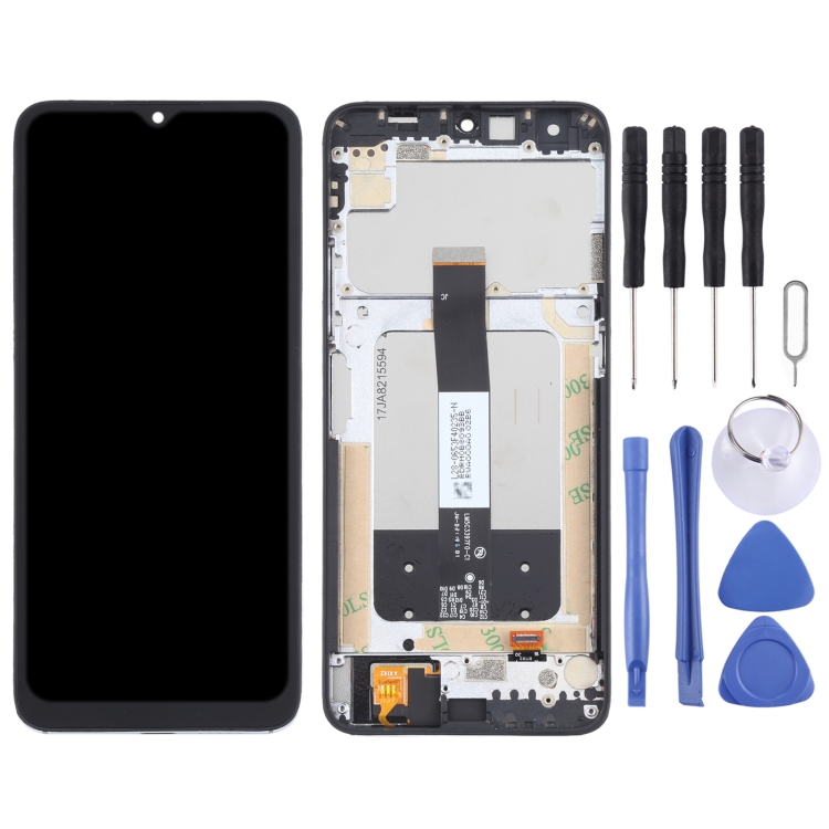 LCD Screen and Digitizer Full Assembly With Frame for Umidigi A11(Black)