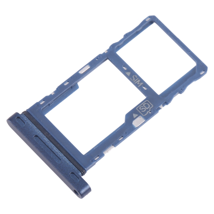 For Nokia T20 Original SIM Card Tray + Micro SD Card Tray (Blue)