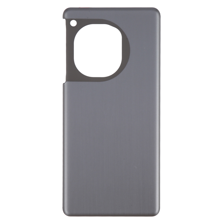 For OnePlus 12R Battery Back Cover(Black)