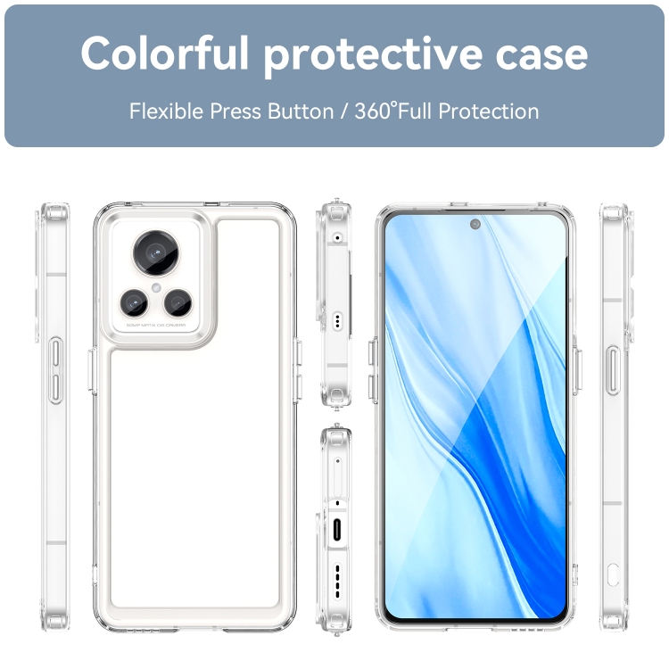 For Realme GT2 Explorer Master Candy Series TPU Phone Case(Transparent)