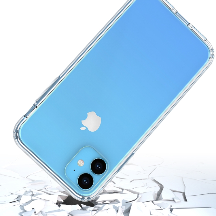 For iPhone 11 Scratchproof TPU + Acrylic Protective Case (Transparent)