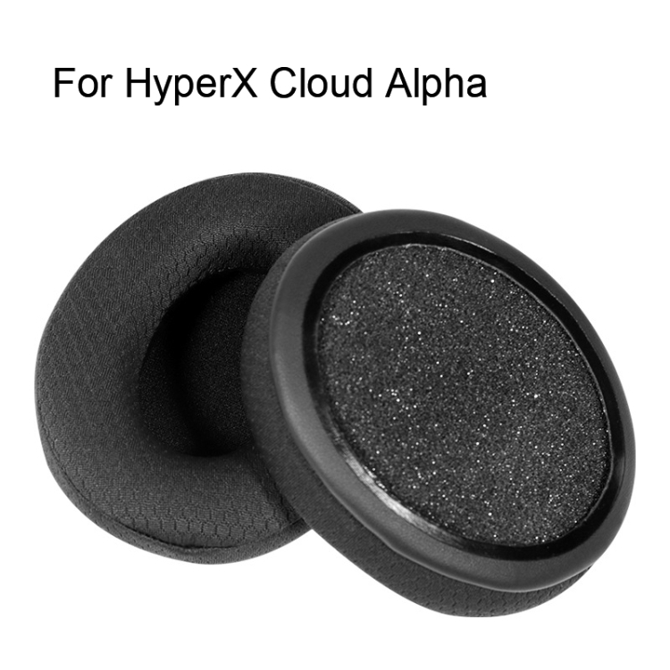 2 PCS Headset Accessories Mesh Earmuffs For HyperX Cloud Alpha
