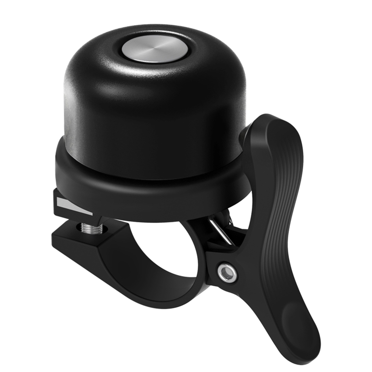 For AirTag Bicycle Hidden Locator Anti-theft Ring Bell Generation 2 Black