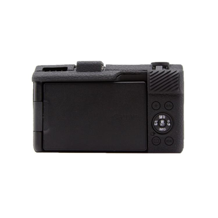 For Canon PowerShot V1 Camera Protective Silicone Case(Black)