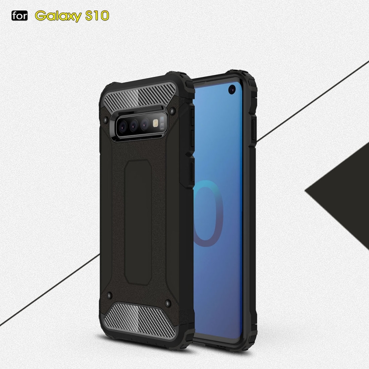 Magic Armor TPU + PC Combination Case for Galaxy S10 (Black)