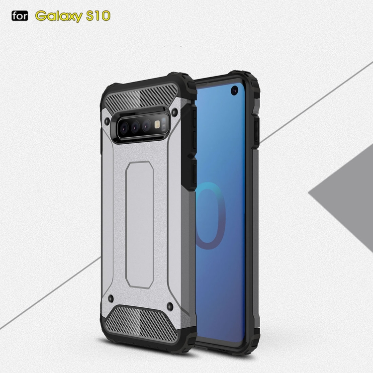 Magic Armor TPU + PC Combination Case for Galaxy S10 (Grey)