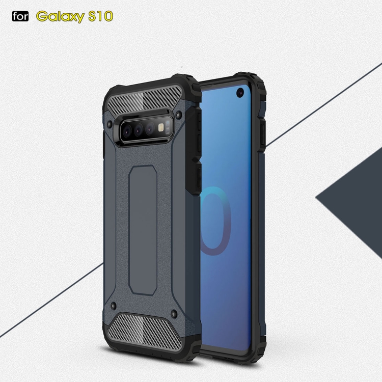 Magic Armor TPU + PC Combination Case for Galaxy S10 (Navy Blue)