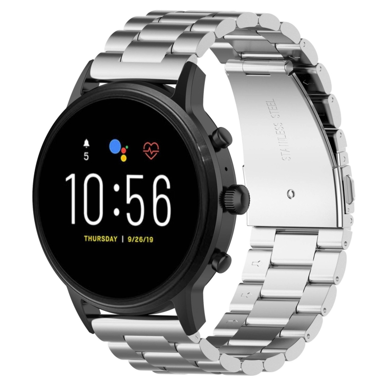 22mm Steel Wrist Strap Watch Band for Fossil Gen 5 Carlyle, Gen 5