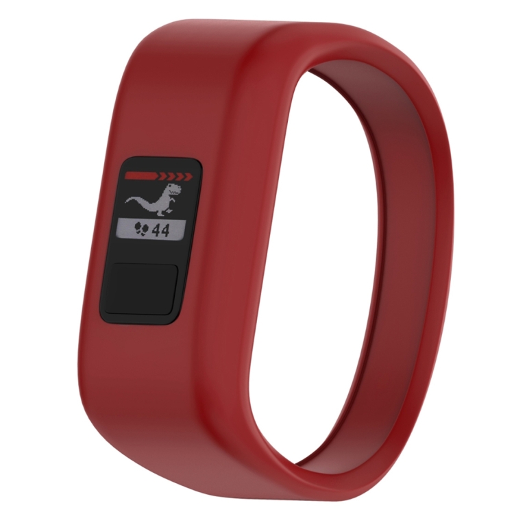 Silicone Sport Watch Band for Garmin Vivofit JR Size Small Red