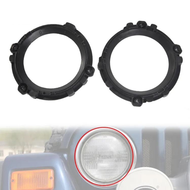 Horns For Jeep Wrangler TJ 19972006 Car Headlight Bracket Base