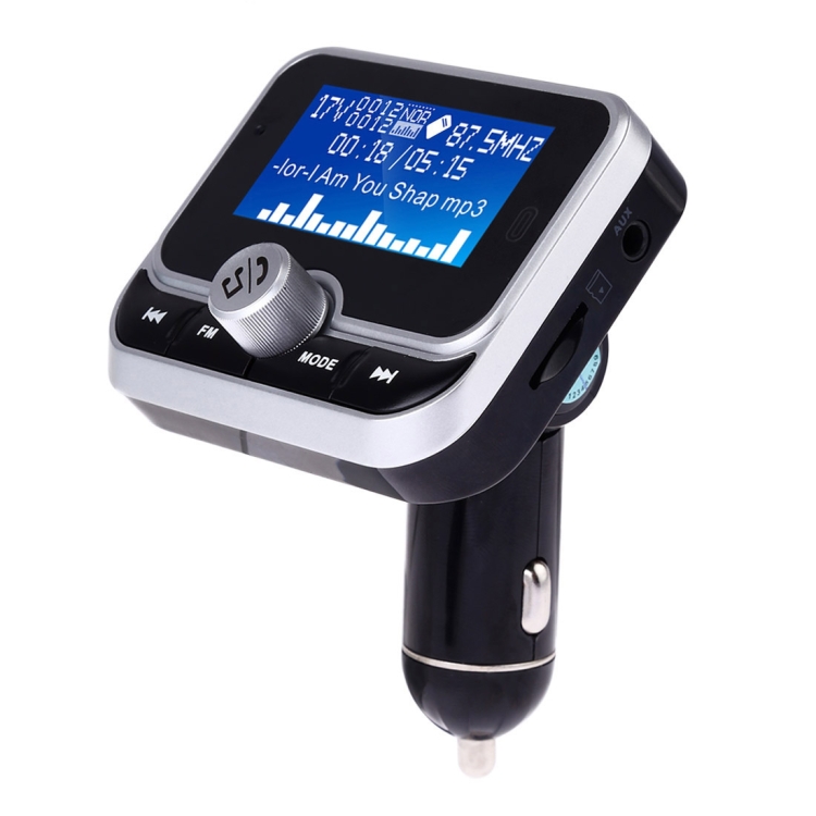 Bluetooth FM Transmitter & Fast Car Charger with LCD Display BC83