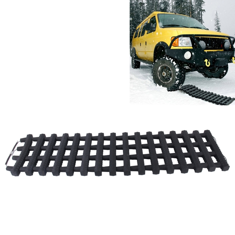 2pcs Car Emergency Escape Plate Traction Mat Tire Grip Aid Foldable Non-slip  For Most Suvs Cars Vans From Snow Ice Mud Sand