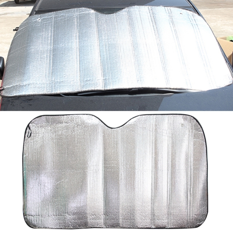 Silver Aluminum Foil Sun Shade Car Windshield Visor Cover Block Front ...