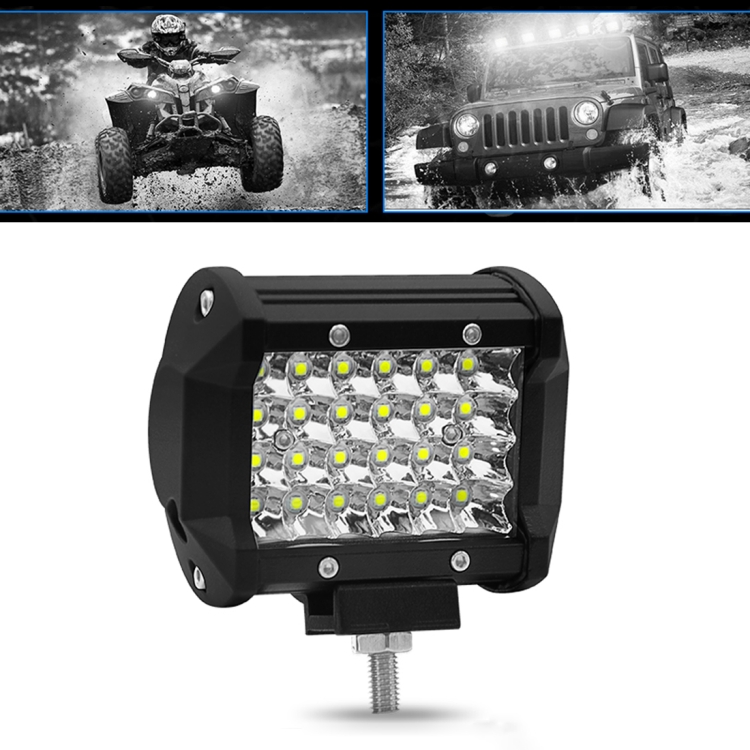 4 inch 18W 1800LM 4 Row LED Strip Light Working Refit Off-road Vehicle ...