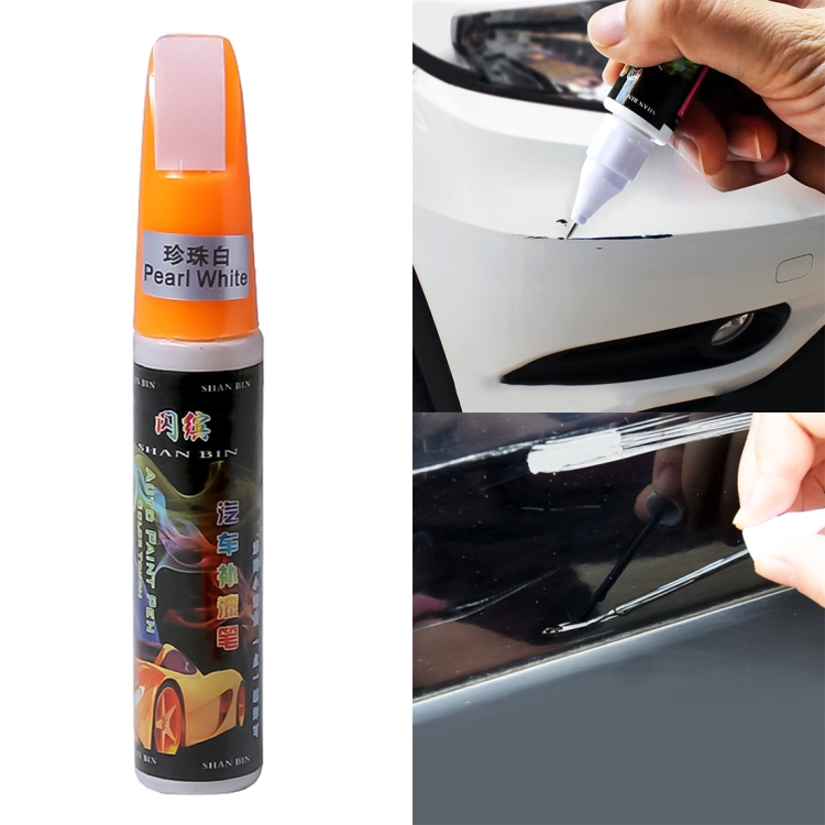White Car Touch Up Paint Car Scratch Remover White Car Scratch Repair pen  Auto Scratch Repair Pen Scratch Remover for Cars oil 11 CM(White)