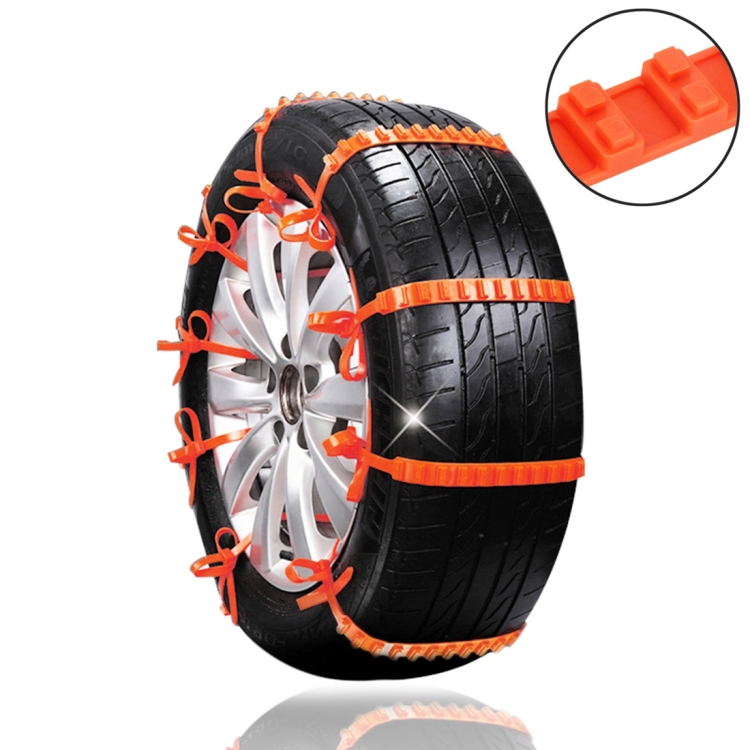 Car Tire Emergency Double Grid Anti-skid Chains Tyre Anti-slip Chains