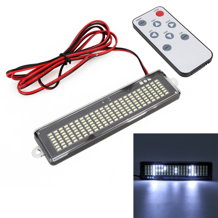 12V Car LED Programmable Showcase Message Sign Scrolling Display
