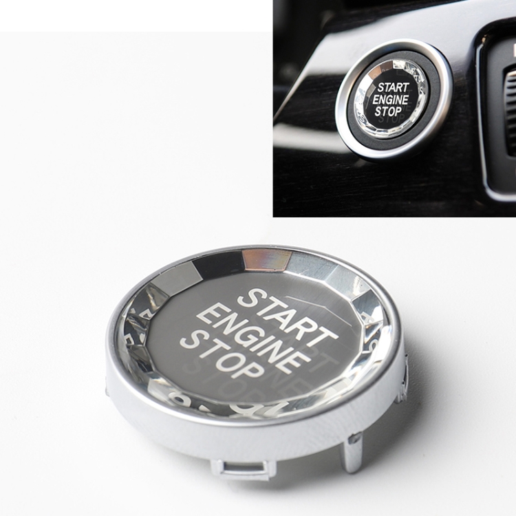 Auto Start Stopp Motor Kristallknopfschalter Abdeckung für BMW X1 / 3/5/6  Serie E8483707172 ersetzen