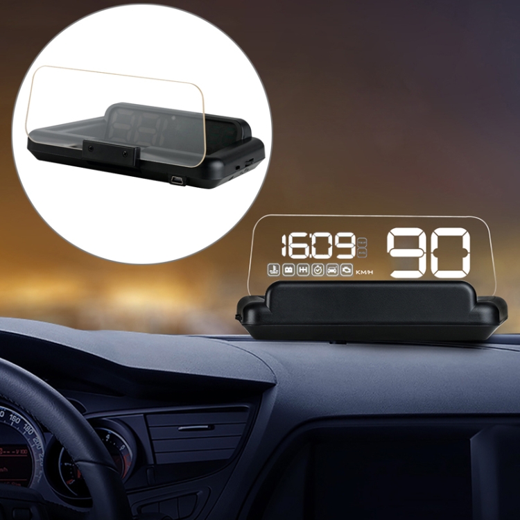 C3 OBD HUD Auto Projector GPS Navigation Speedometer Head Up Display Car  Electronic Accessories Wholesale