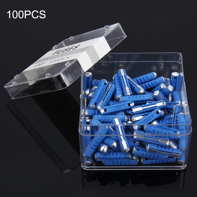 Fuses & Fuse Boxes 100 PCS Car Auto Fuse European Automotive Fuse (25A Blue) for sale in