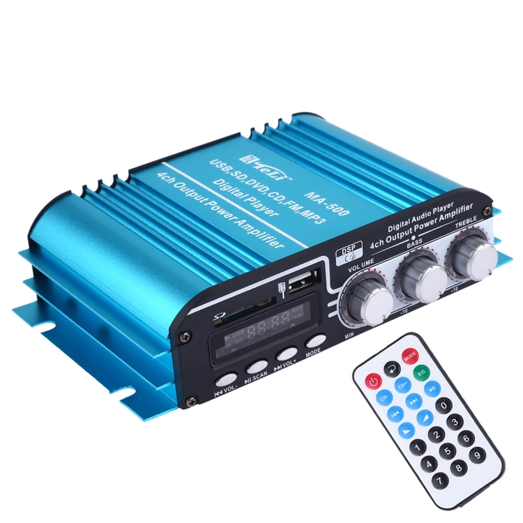 Mini amplificateur de puissance numérique Bluetooth 5.0 TF USB lecteur de  musique stéréo amplificateur audio (noir)