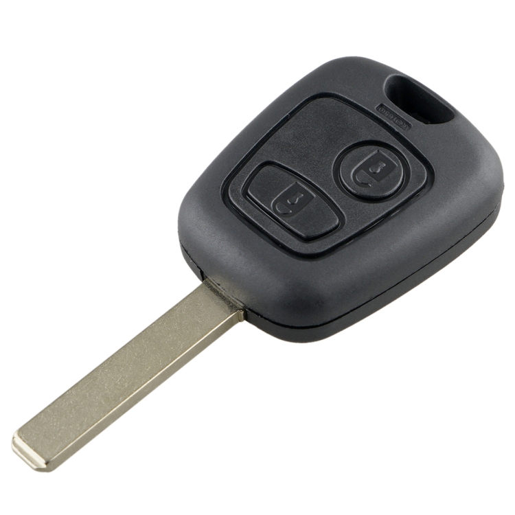 Para PEUGEOT 206/307 Llave de coche con control remoto inteligente de 2  botones con chip
