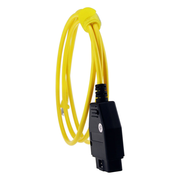  Yellow ENET Coding Cable OBD2 Diagnostic Cable with CD  Replacement for F Series 3 Series 5 Series 7 Series GT X3, OBD to Ethernet,  ENET Interface Cable : Automotive